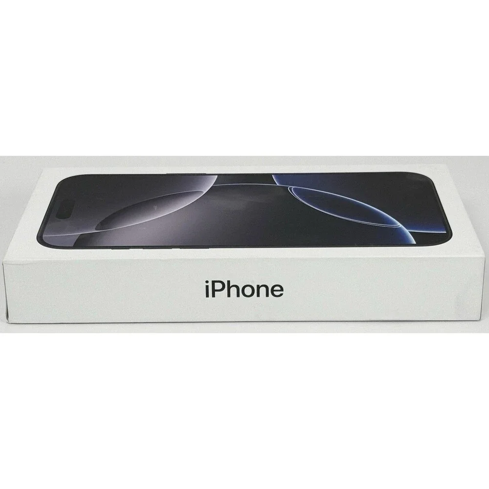 Apple iPhone 16 Pro Max Empty Box Black Titanium 256GB Original Packaging